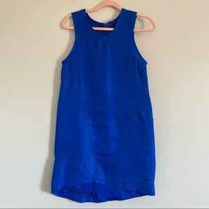 Vera Wang Silk Tie Back Sheath Dress